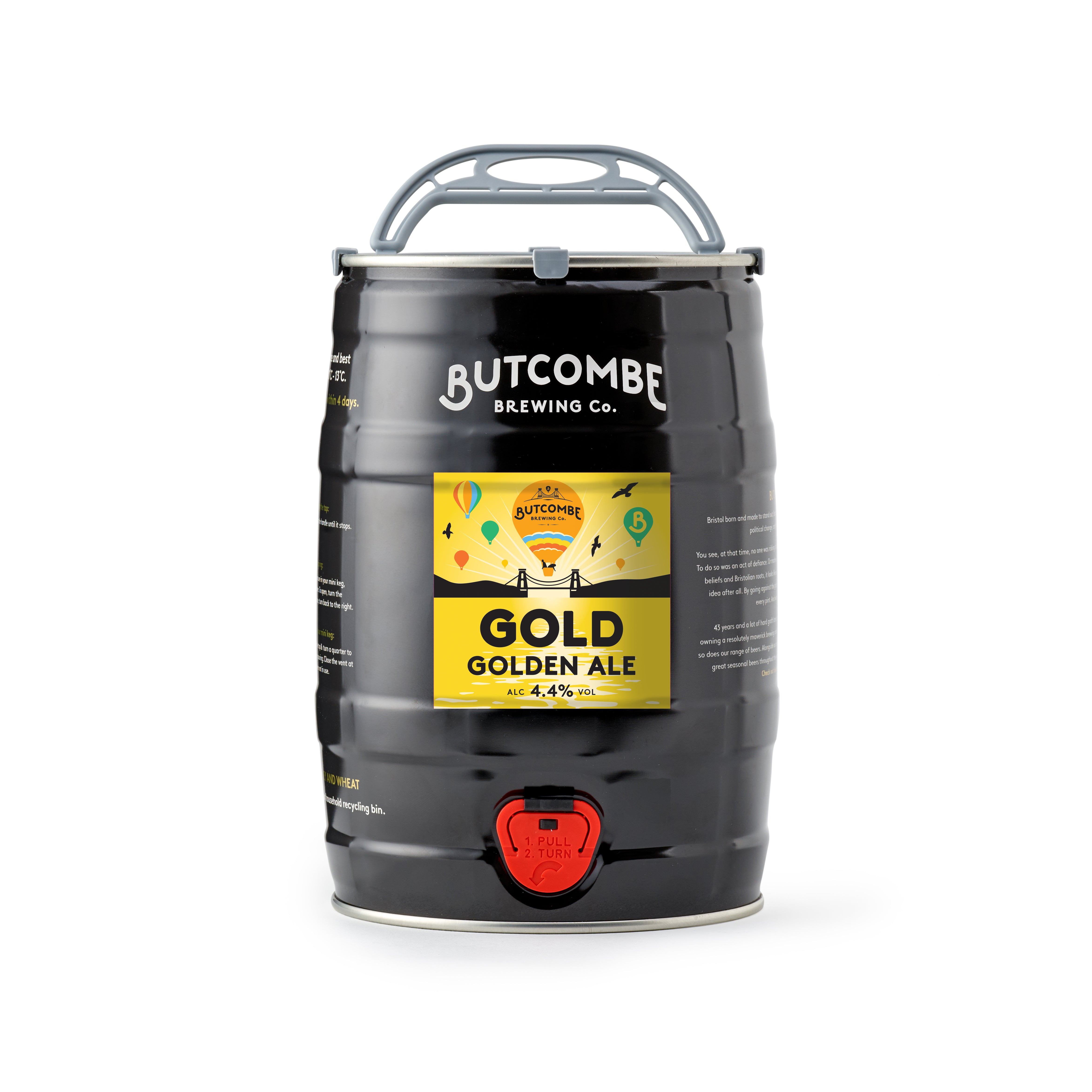 Gold 9 Pint Mini Keg